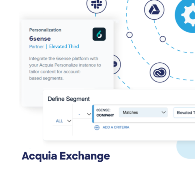 acquia exchange screenshots