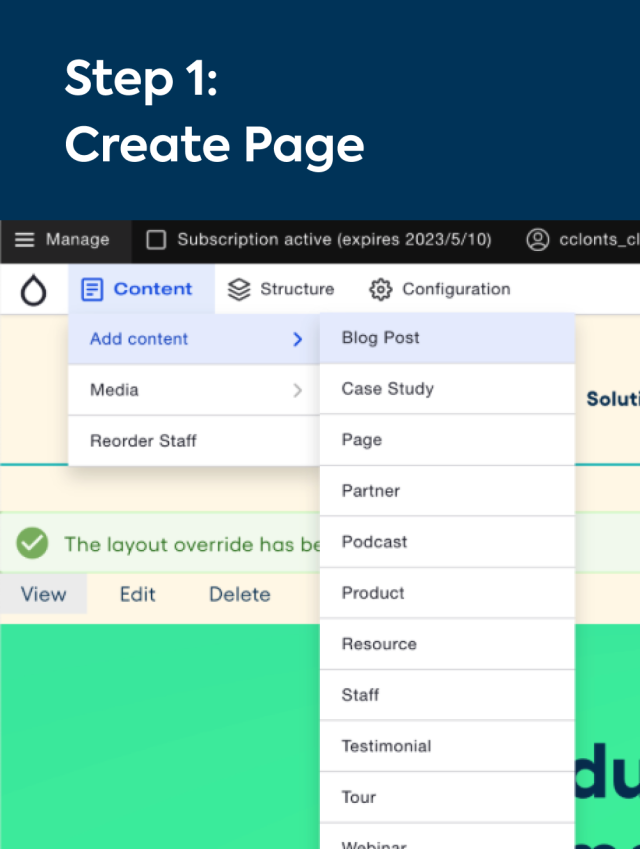 content entry training