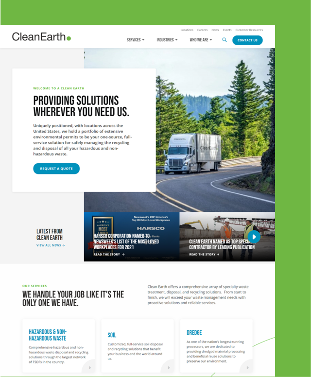 clean earth website