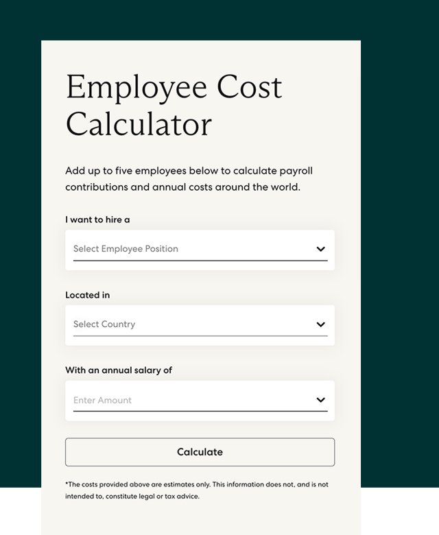 employee cost calculator